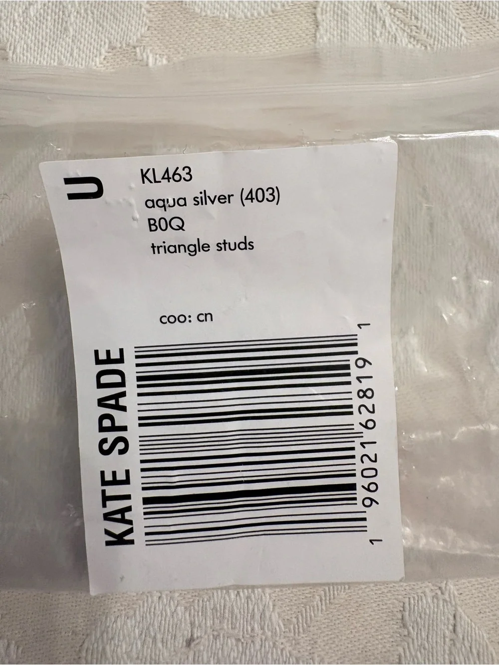 Kate Spade “Your a Gem” stud Earrings - NWT